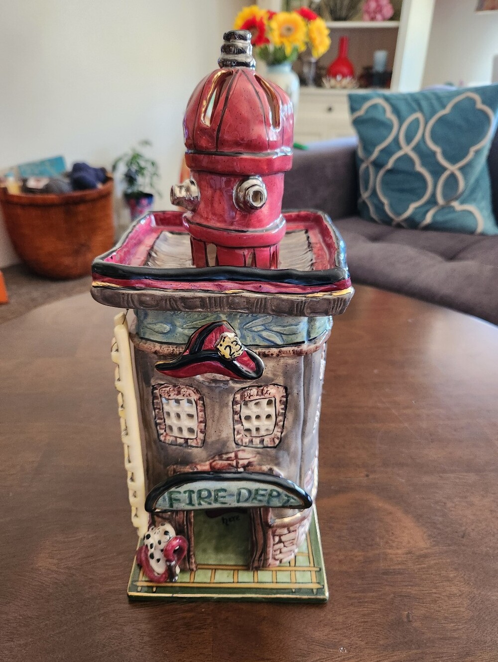 NWOB Clayworks By Heather Goldminc Heroes Brigade Candle Holder